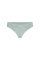 Panty tanga con franjas de control frontal y ajuste suave – Diane & Geordi, color verde fondo transparente