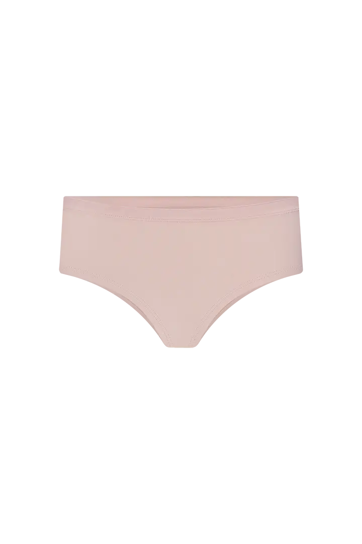 Panty cachetero en algodón con cubrimiento medio – Diane & Geordi color piel