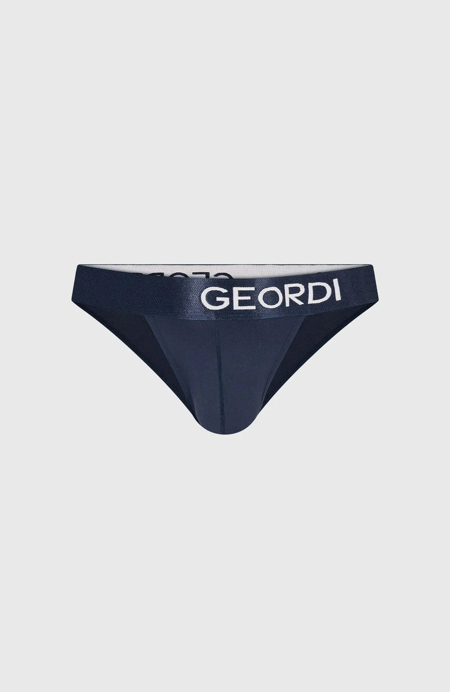 Tanga masculina en microfibra COLORS de Geordi color sólido | Color: azul oscuro