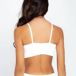 Top Seamless sin costuras Diane & Geordi para mujer - color unicolor con copas removibles color BLANCO