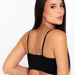 Top Seamless sin costuras Diane & Geordi para mujer - color unicolor con copas removibles color negro
