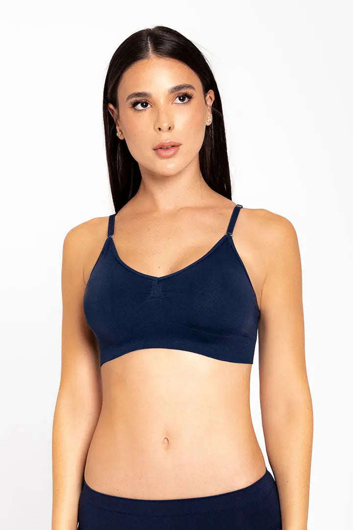 Top Seamless sin costuras Diane & Geordi para mujer - color unicolor con copas removibles