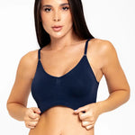 Top Seamless sin costuras Diane & Geordi para mujer - color unicolor con copas removibles