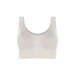 Top Seamless sin costuras Diane & Geordi - con copas removibles y tiras anchas, color piel