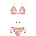 Top con tiras al cuello y base, con accesorio decorativo – Diane & Geordi
 fondo transparente