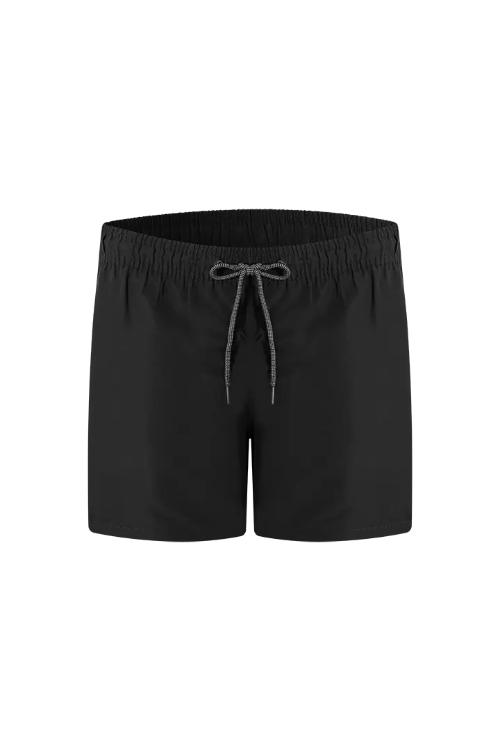 Bermuda de baño color negra para hombre Geordi – vista frontal