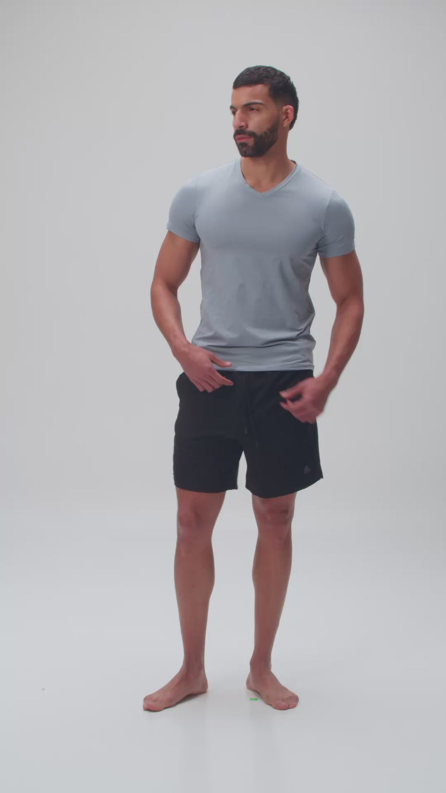 Camiseta cuello V (3987)