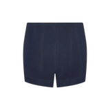 Panty bóxer alto cubrimiento Diane & Geordi, color azul oscuro fondo transparente 