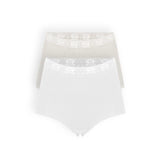 Pack de 2 panties clásicos Diane & Geordi en algodón