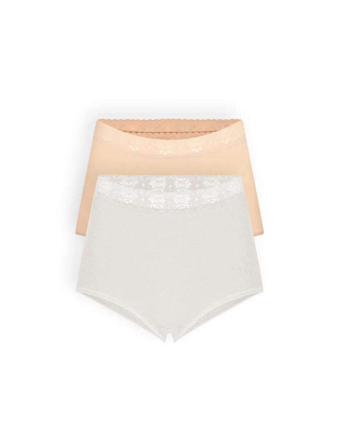 Pack de 2 panties clásicos Diane & Geordi en algodón