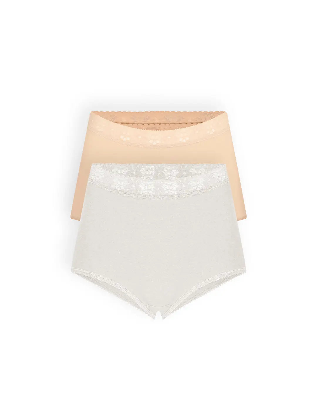 Pack de 2 panties clásicos Diane & Geordi en algodón