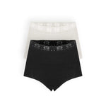 Pack de 2 panties clásicos Diane & Geordi en algodón