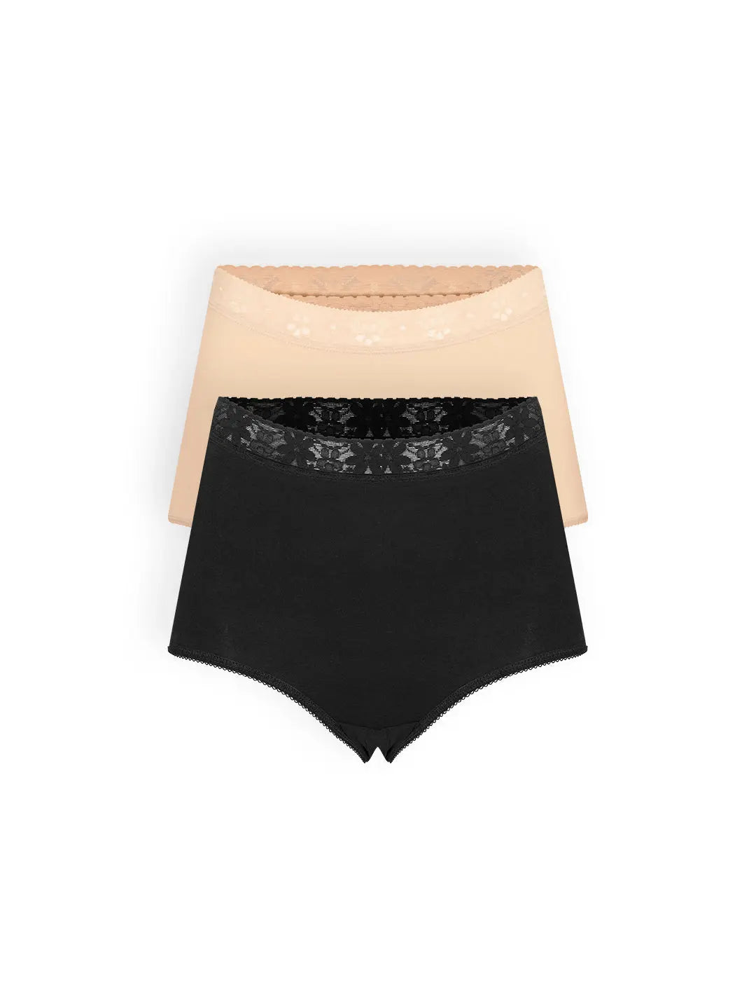 Pack de 2 panties clásicos Diane & Geordi en algodón