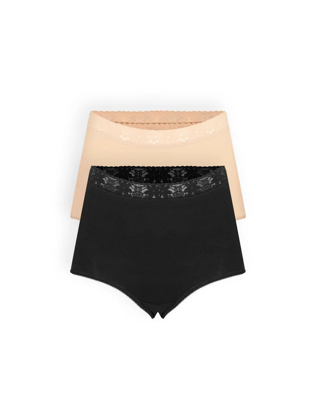 Pack de 2 panties clásicos Diane & Geordi en algodón