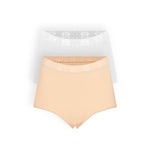 Pack de 2 panties clásicos Diane & Geordi en algodón