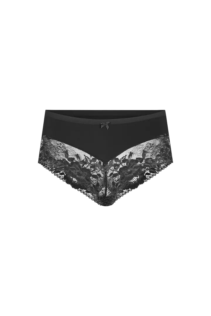 Panty cachetero Diane & Geordi en microfibra y encaje