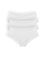 Pack de 3 panties cacheteros invisibles Diane & Geordi, color blanco
