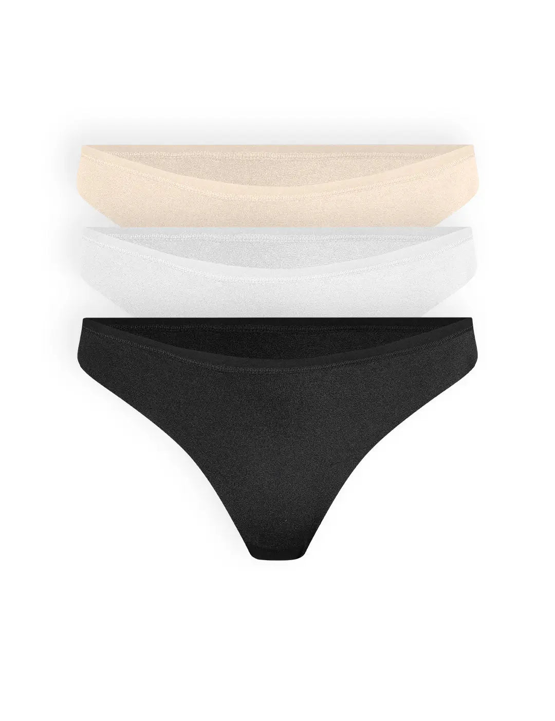 Pack de 3 panties tipo brasilera invisibles Diane & Geordi
