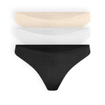 Pack de 3 panties tipo brasilera invisibles Diane & Geordi
