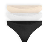 Pack de 3 panties tipo brasilera invisibles Diane & Geordi
