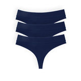 Pack de 3 panties tipo brasilera Diane & Geordi en polialgodón
