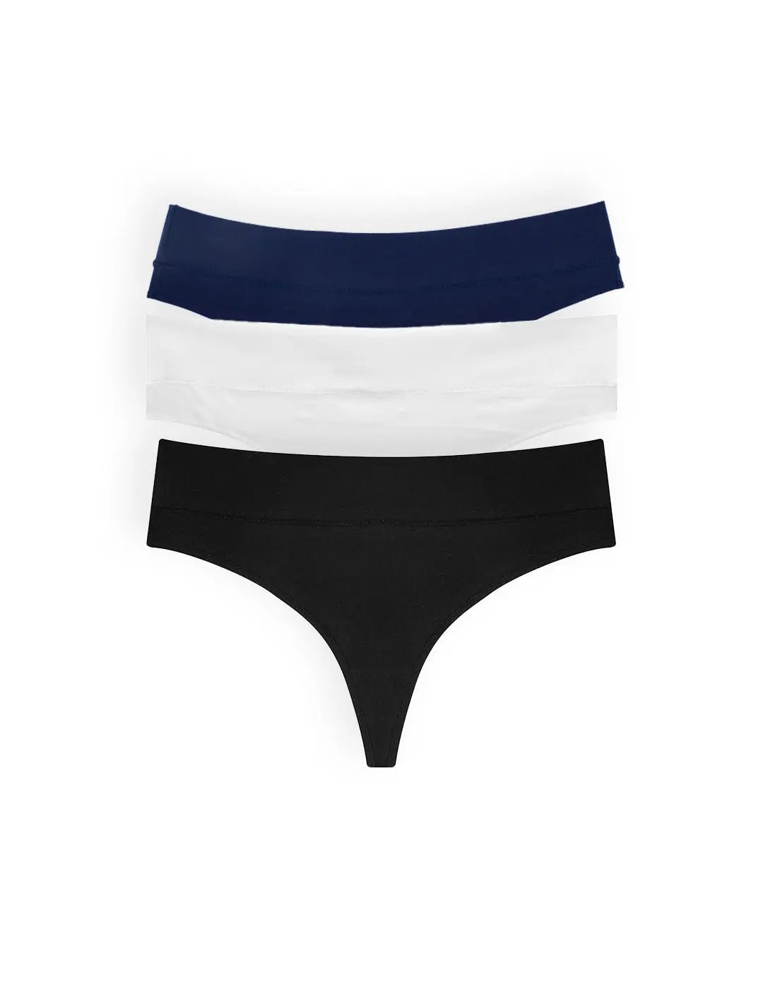 Pack de 3 panties tipo brasilera Diane & Geordi en polialgodón

