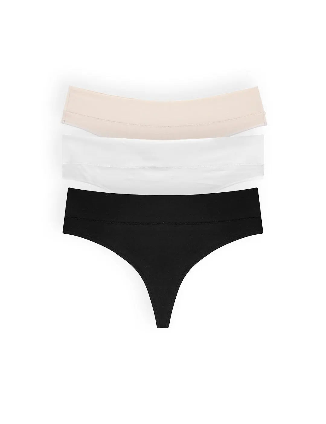 Pack de 3 panties tipo brasilera Diane & Geordi en polialgodón
