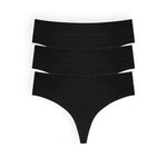 Pack de 3 panties tipo brasilera Diane & Geordi en polialgodón
