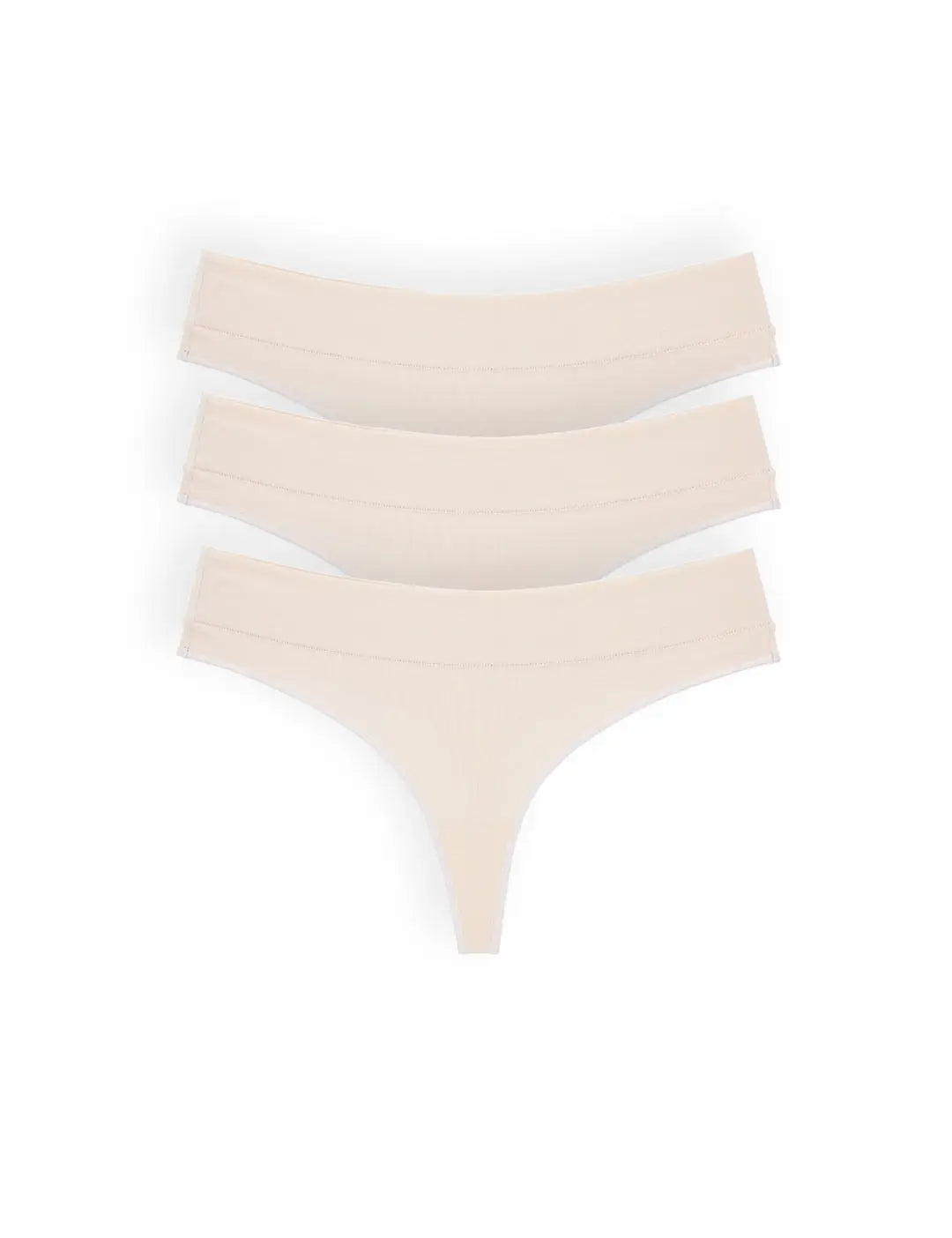 Pack de 3 panties tipo brasilera Diane & Geordi en polialgodón
