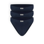 Pack x3 de tangas masculinas en algodón premium azules
