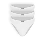Pack x3 de tangas masculinas en algodón premium blancos
