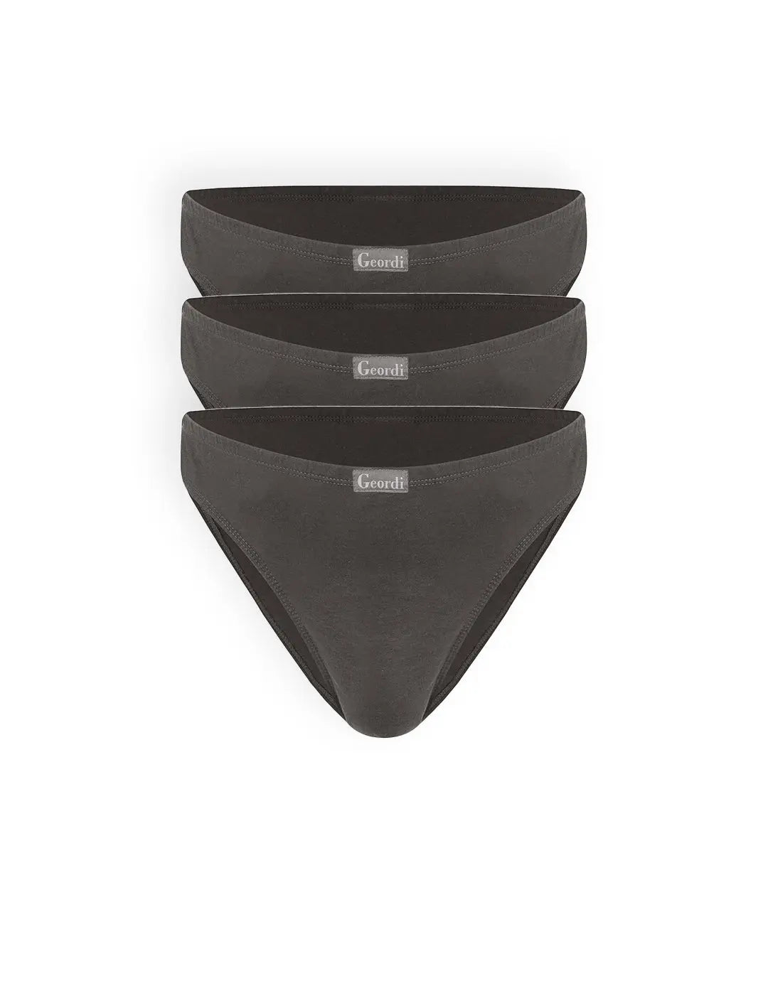 Pack x3 de tangas masculinas en algodón premium gris