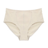 Panty de algodón con cubrimiento alto y ajuste cómodo, color piel fondo blanco