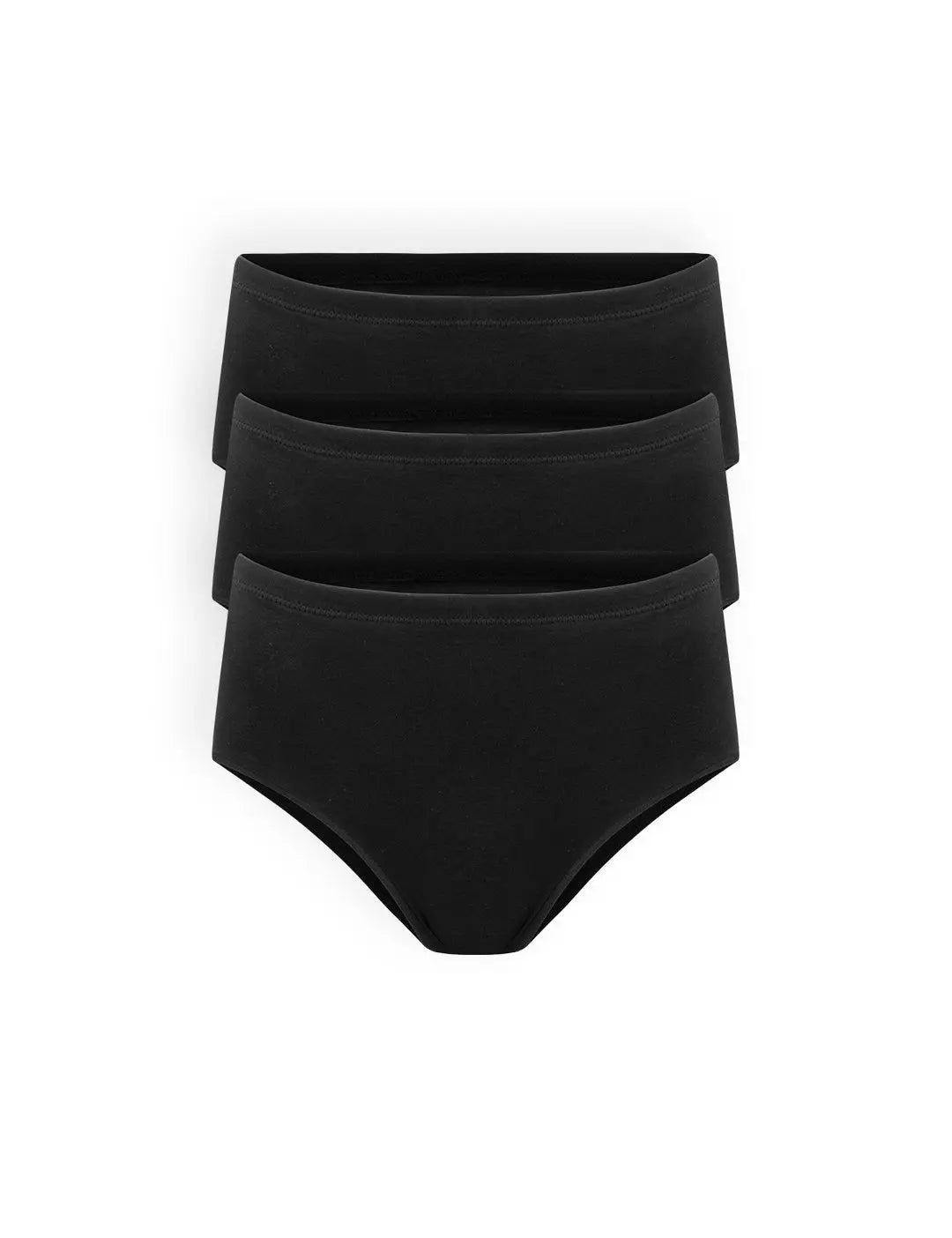 Trío de panties clásicos con control suave – Ref. 4056
