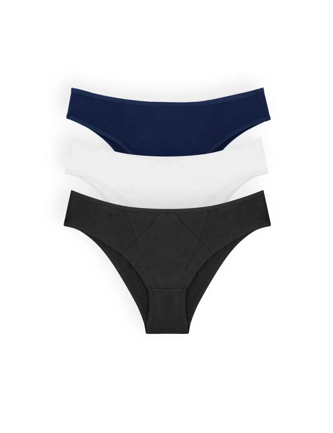 Pack de 3 panties tipo tanga Diane & Geordi con control abdominal
