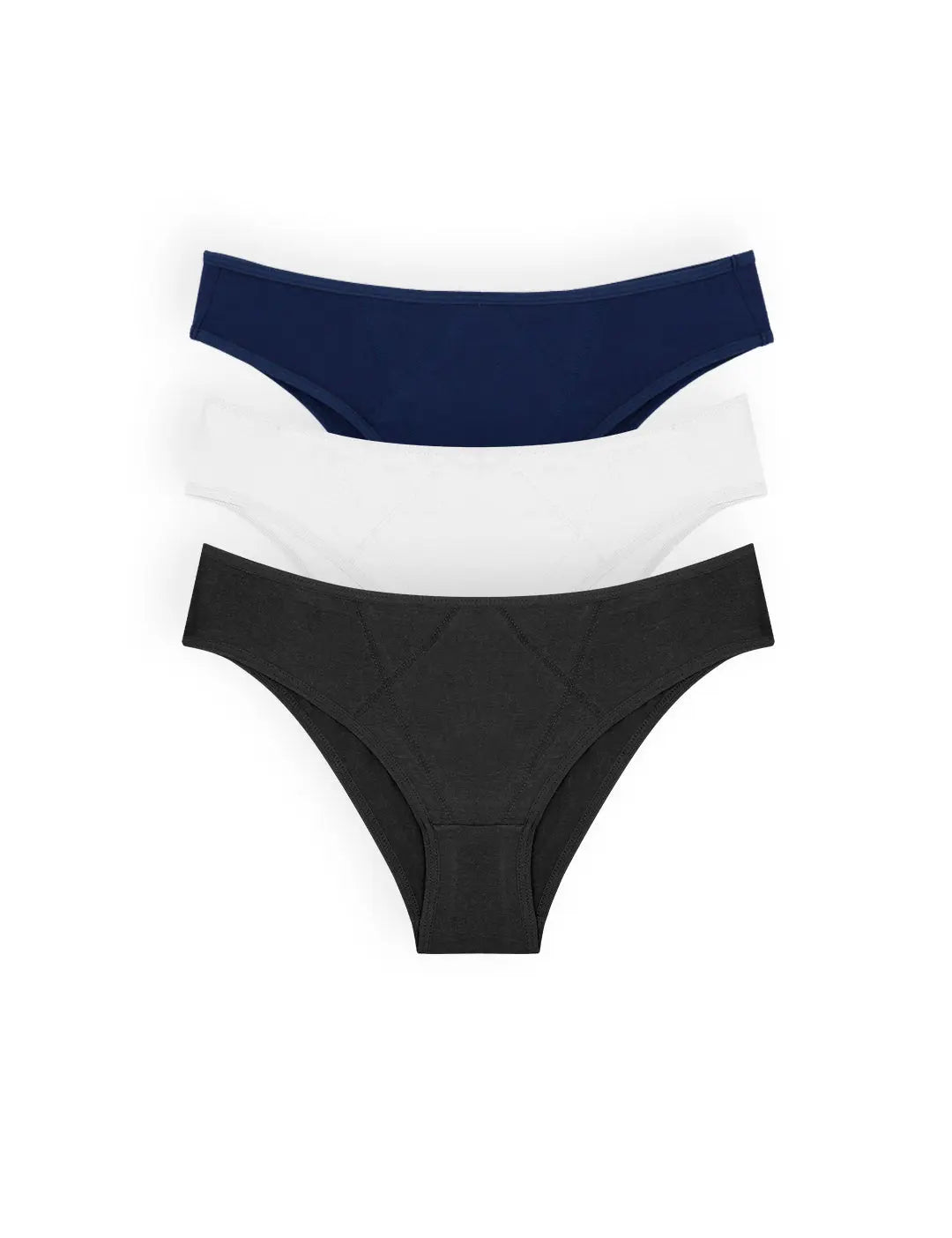 Pack de 3 panties tipo tanga Diane & Geordi con control abdominal
