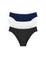 Pack de 3 panties tipo tanga Diane & Geordi con control abdominal
