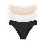 Pack de 3 panties tipo tanga Diane & Geordi con control abdominal
