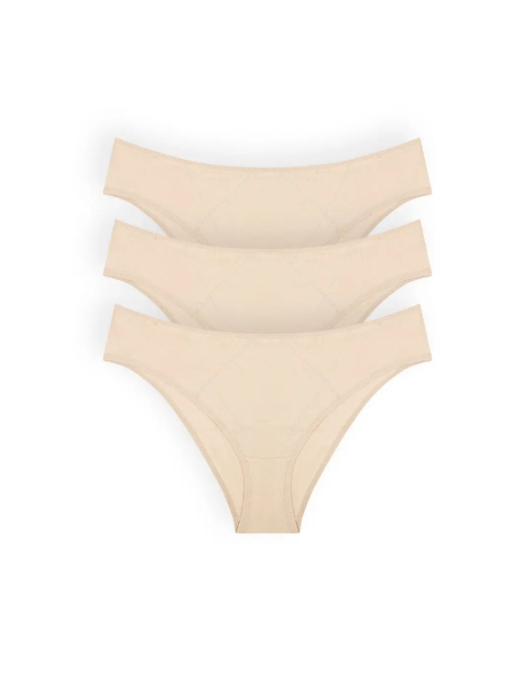 Pack de 3 panties tipo tanga Diane & Geordi con control abdominal
