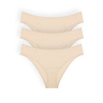 Pack de 3 panties tipo tanga Diane & Geordi con control abdominal
