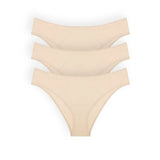 Pack de 3 panties tipo tanga Diane & Geordi con control abdominal
