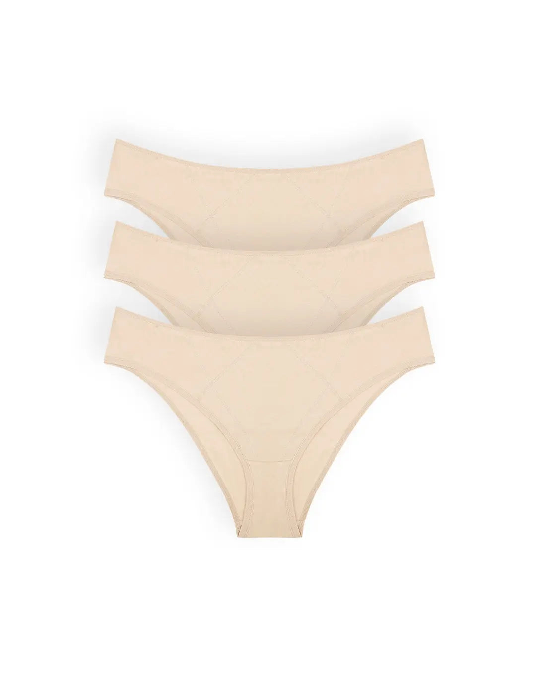 Pack de 3 panties tipo tanga Diane & Geordi con control abdominal
