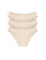 Pack x3 panty tanga en algodón peinado con mayor cubrimiento – Diane & Geordi, colores piel