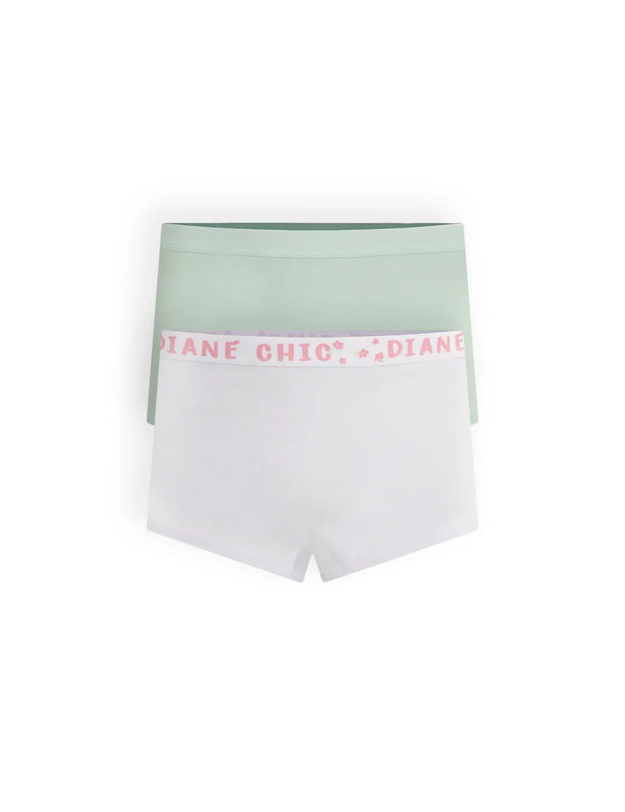 Bóxer de algodón peinado premium Diane Chic (Pack X2)(AA03D2)