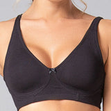 Brasier clásico sin varilla en algodón peinado, color negro