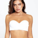 Brasier strapless Diane en microfibra con Powernet y elásticos antideslizantes, referencia 021899, color negro