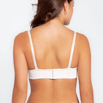 Brasier strapless Diane en microfibra con Powernet y elásticos antideslizantes, referencia 021899, color blanco