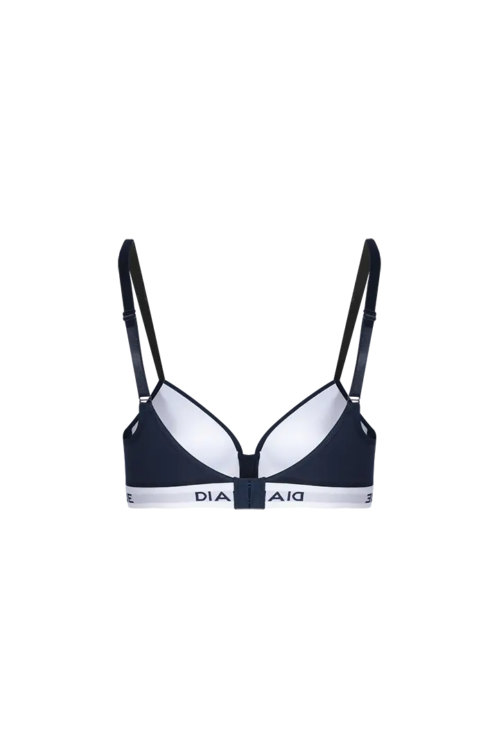 Brasier deportivo copa triangular sin varillas Diane & Geordi - color azul oscuro