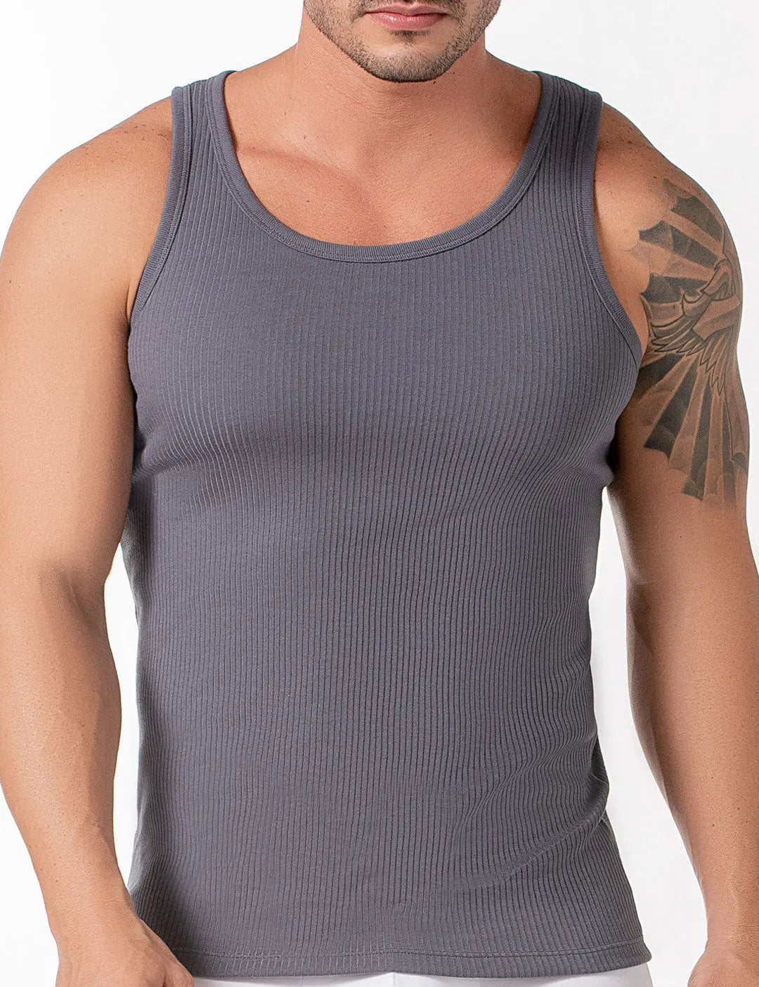 Esqueleto deportiva cuello redondo Diane&Geordi. Color gris