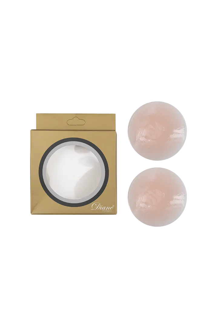 Cubre pezón reutilizable – par sobre fondo transparente